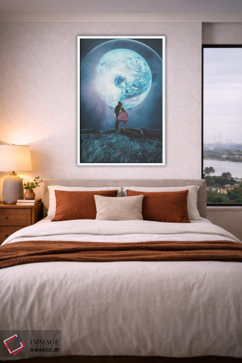 تابلو دکوراتیو "دو میلیون سال از دیروز" اثر فرانک موس - D3W