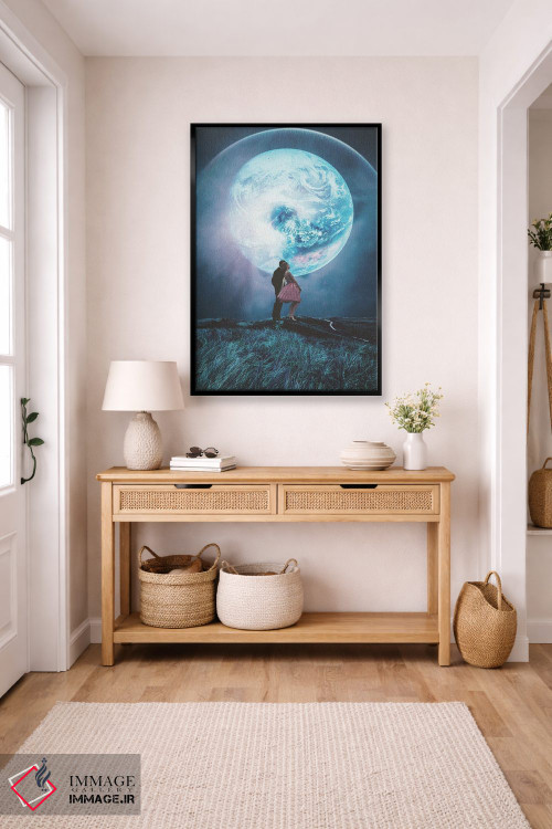 تابلو دکوراتیو "دو میلیون سال از دیروز" اثر فرانک موس - D4B