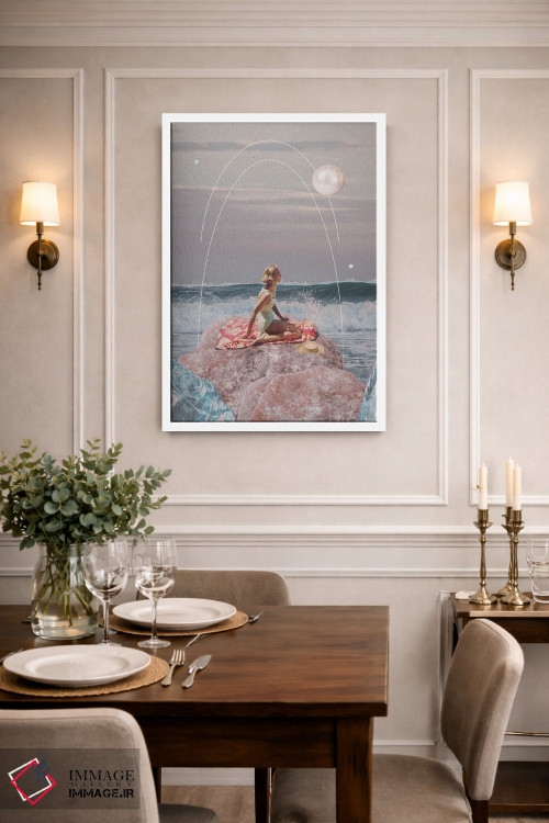 تابلو دکوراتیو "هنوز آنجا" اثر فرانک موس - D1W