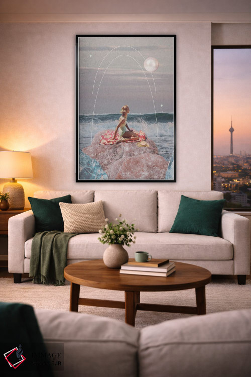 تابلو دکوراتیو "هنوز آنجا" اثر فرانک موس - D2B