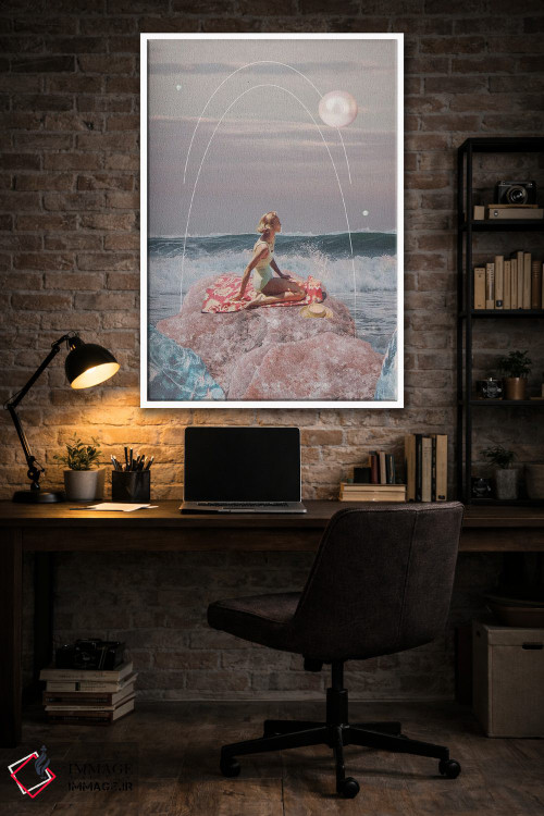 تابلو دکوراتیو "هنوز آنجا" اثر فرانک موس - D4W