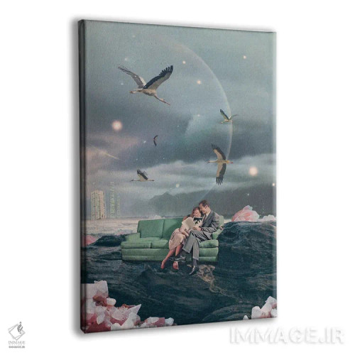 تابلو دکوراتیو "عصرهایی که به یاد نمی آورم" اثر فرانک موس - نمای پرسپکتیو محصول