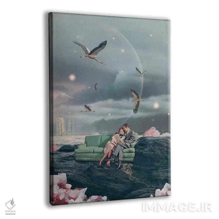 تابلو دکوراتیو "عصرهایی که به یاد نمی آورم" اثر فرانک موس - نمای پرسپکتیو محصول