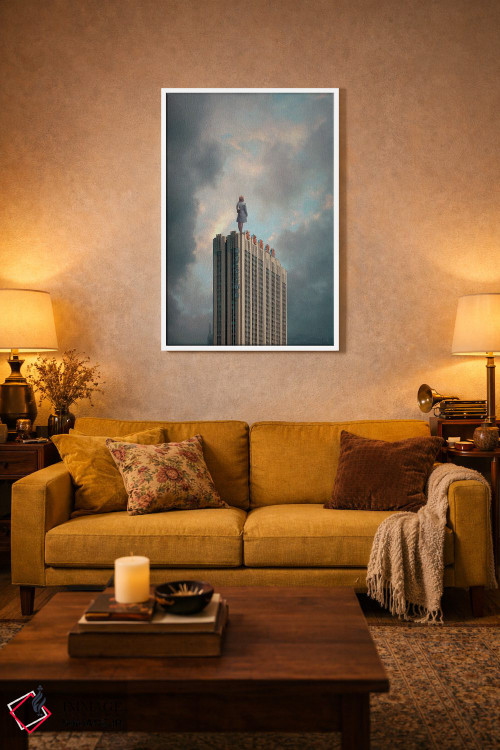 تابلو دکوراتیو "ما دوباره نفس خواهیم کشید" اثر فرانک موس - D3W