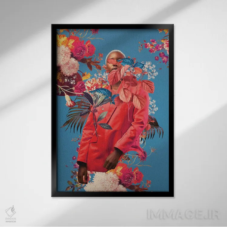 تابلو دکوراتیو "همه بهارهایی که به یاد داشت" اثر فرانک موس - نمای قابدار مشکی