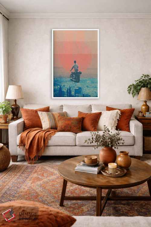 تابلو دکوراتیو "نگاه مستقیم به چشم تابستان" اثر فرانک موس - D2W