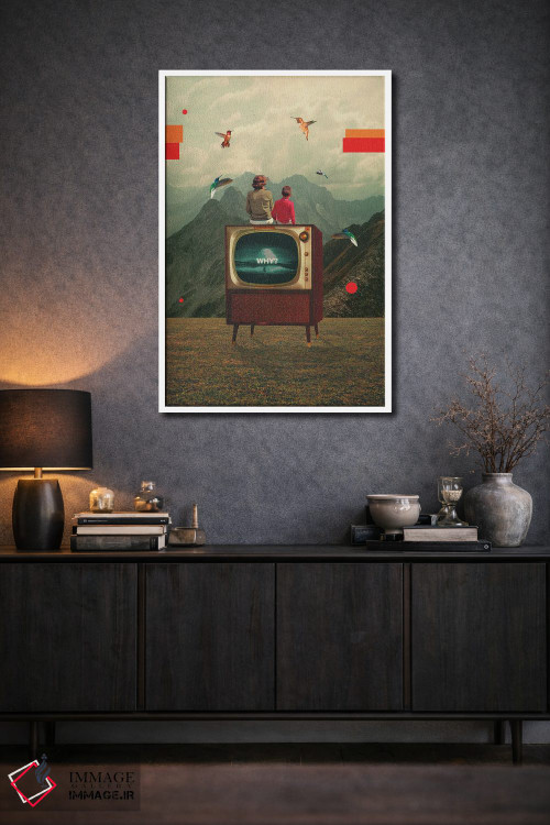 تابلو دکوراتیو "مادر مرا از غم این دنیا محافظت کن" اثر فرانک موس - D1W