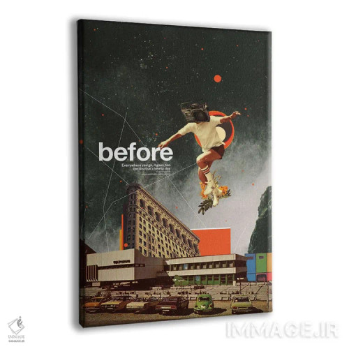 تابلو دکوراتیو "قبل" اثر فرانک موس - نمای پرسپکتیو محصول