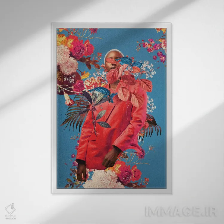 تابلو دکوراتیو "همه بهارهایی که به یاد داشت" اثر فرانک موس - نمای قابدار سفید