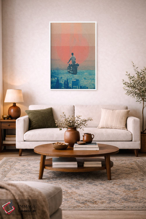 تابلو دکوراتیو "نگاه مستقیم به چشم تابستان" اثر فرانک موس - D3W