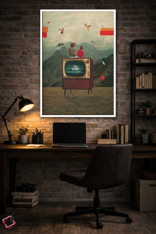 تابلو دکوراتیو "مادر مرا از غم این دنیا محافظت کن" اثر فرانک موس - D2W