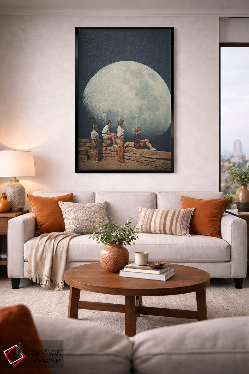 تابلو دکوراتیو "دوستان نه دوستان" اثر فرانک موس - D2B