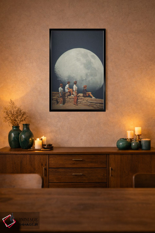 تابلو دکوراتیو "دوستان نه دوستان" اثر فرانک موس - D1B