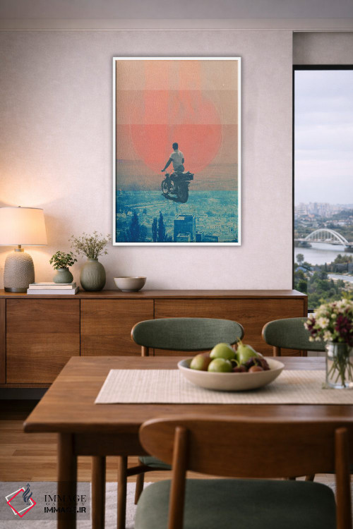 تابلو دکوراتیو "نگاه مستقیم به چشم تابستان" اثر فرانک موس - D6W