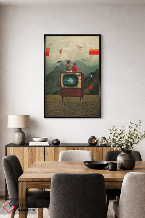 تابلو دکوراتیو "مادر مرا از غم این دنیا محافظت کن" اثر فرانک موس - D5B