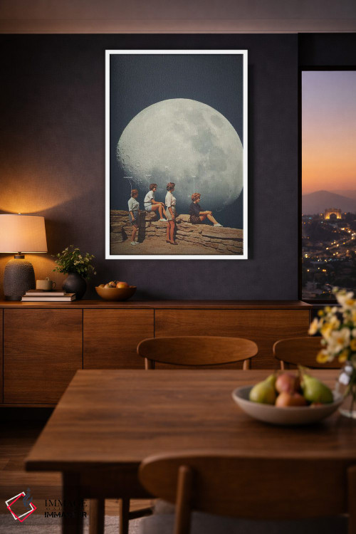 تابلو دکوراتیو "دوستان نه دوستان" اثر فرانک موس - D5W