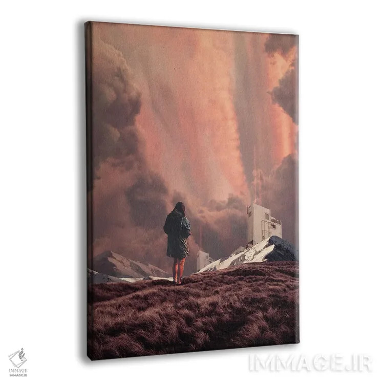 تابلو دکوراتیو "کشف ناگهانی" اثر فرانک موس - نمای پرسپکتیو محصول