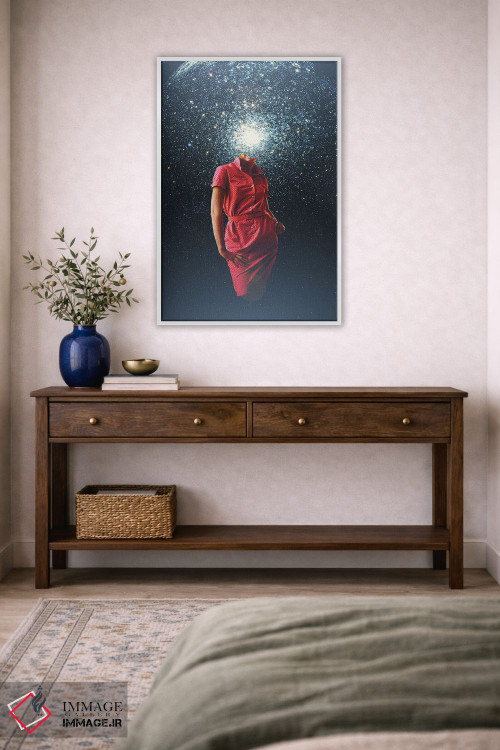 تابلو دکوراتیو "حافظه ستاره ای" اثر فرانک موس - D3W