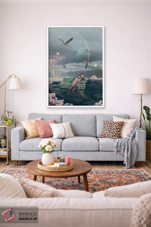 تابلو دکوراتیو "عصرهایی که به یاد نمی آورم" اثر فرانک موس - D1W