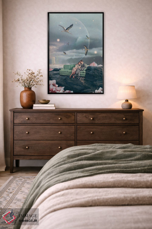 تابلو دکوراتیو "عصرهایی که به یاد نمی آورم" اثر فرانک موس - D3B