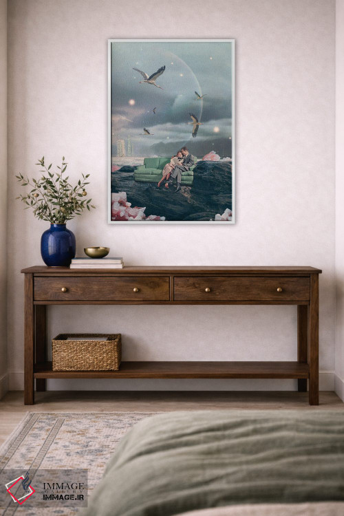 تابلو دکوراتیو "عصرهایی که به یاد نمی آورم" اثر فرانک موس - D2W