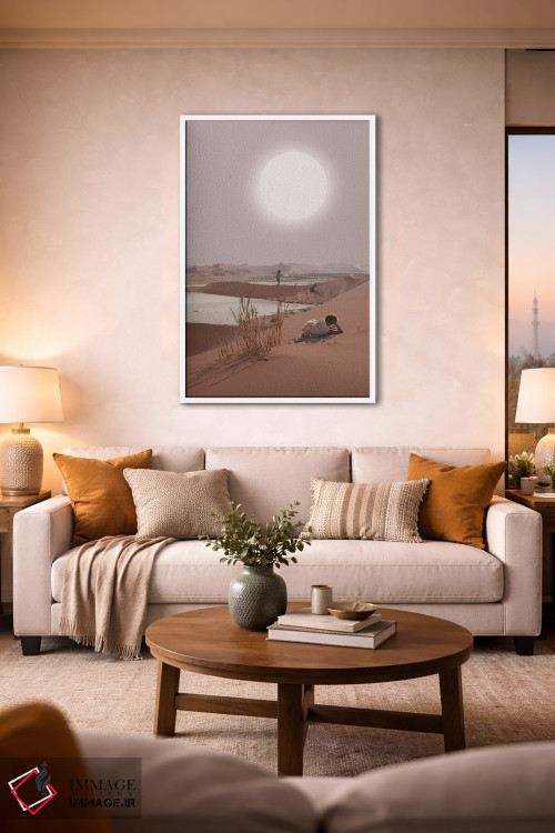 تابلو دکوراتیو "نور مراقبشان خواهد بود" اثر فرانک موس - D1W