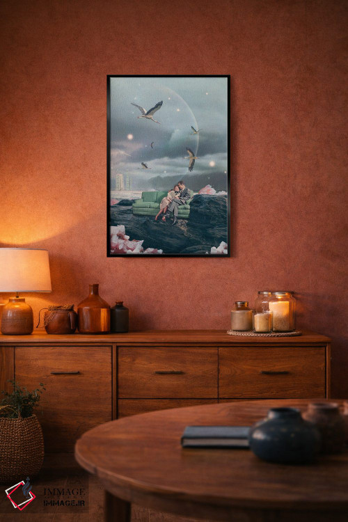 تابلو دکوراتیو "عصرهایی که به یاد نمی آورم" اثر فرانک موس - D5B