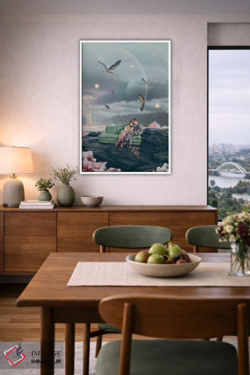 تابلو دکوراتیو "عصرهایی که به یاد نمی آورم" اثر فرانک موس - D6W