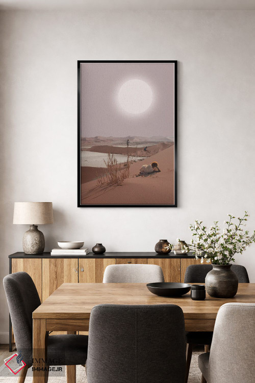 تابلو دکوراتیو "نور مراقبشان خواهد بود" اثر فرانک موس - D4B