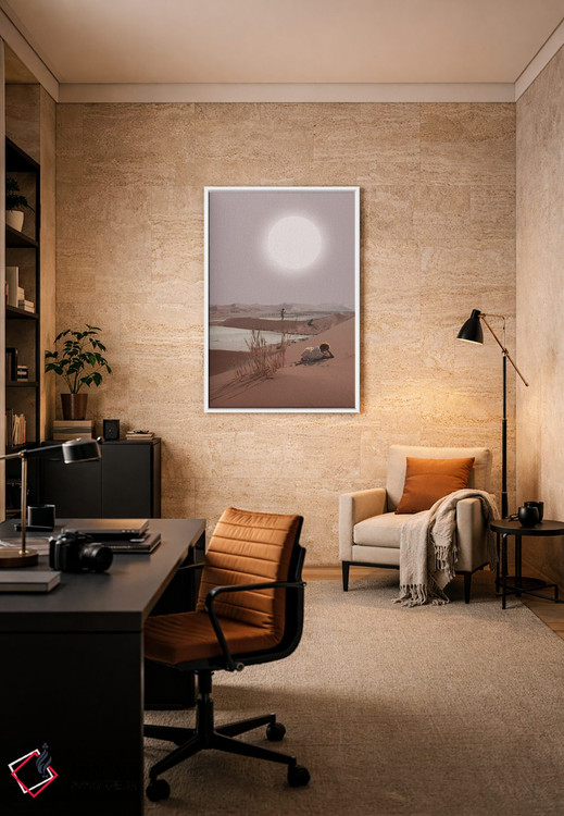 تابلو دکوراتیو "نور مراقبشان خواهد بود" اثر فرانک موس - D5W