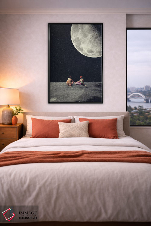 تابلو دکوراتیو "ماه را برای یک لبخند به تو دادم" اثر فرانک موس - D5B