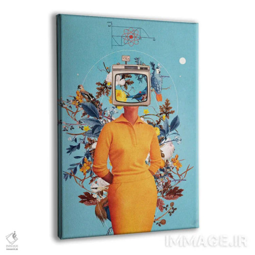 تابلو دکوراتیو "به نمایشگرها رویاهایت را نده" اثر فرانک موس - نمای پرسپکتیو محصول