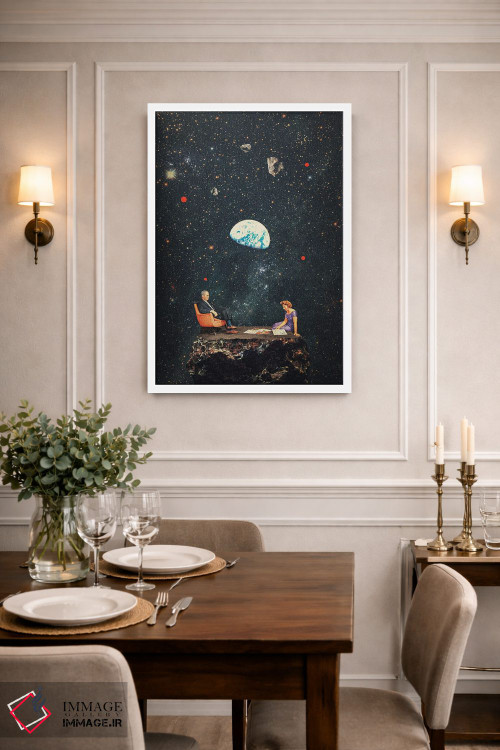 تابلو دکوراتیو "من هیچ کجا نمی روم" اثر فرانک موس - D1W