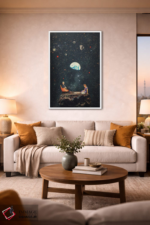 تابلو دکوراتیو "من هیچ کجا نمی روم" اثر فرانک موس - D2W