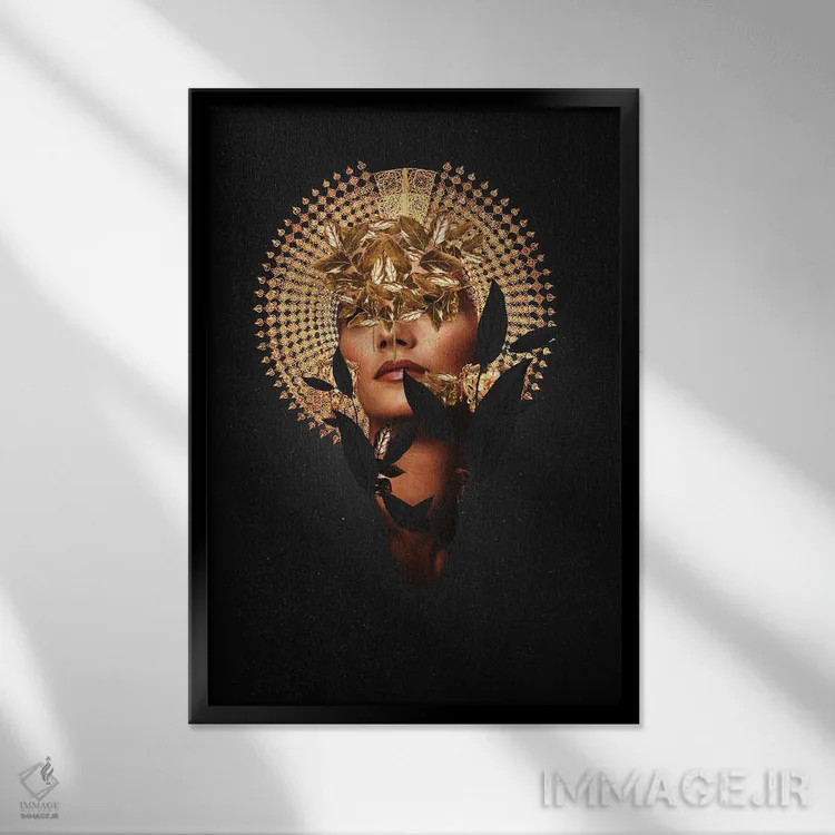 تابلو دکوراتیو "اورشلیم " اثر فرانک موس - نمای قابدار مشکی