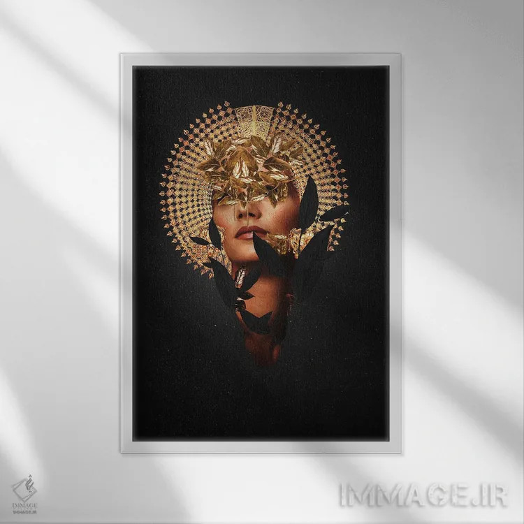 تابلو دکوراتیو "اورشلیم " اثر فرانک موس - نمای قابدار سفید