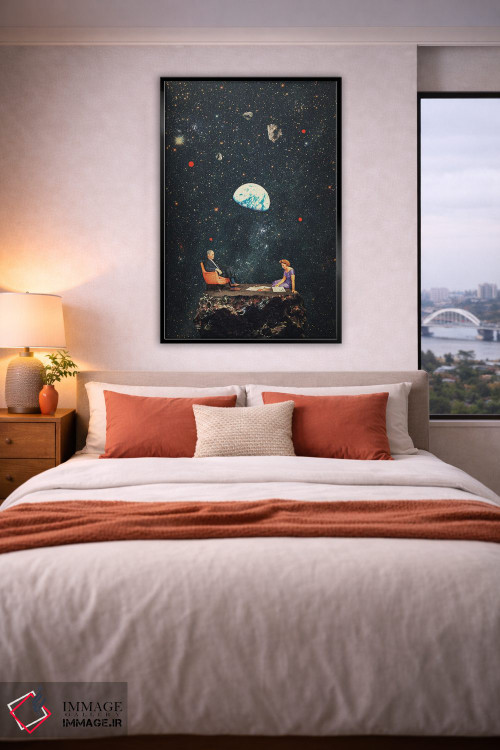 تابلو دکوراتیو "من هیچ کجا نمی روم" اثر فرانک موس - D5B