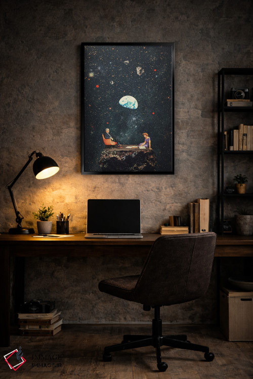 تابلو دکوراتیو "من هیچ کجا نمی روم" اثر فرانک موس - D6B