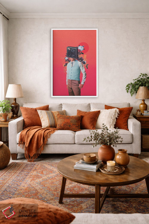 تابلو دکوراتیو "فونوهد" اثر فرانک موس - D1W