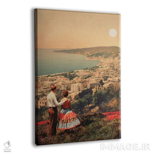 تابلو دکوراتیو "آیا این همان شهری است که رویایش را داشتیم" اثر فرانک موس - نمای پرسپکتیو محصول