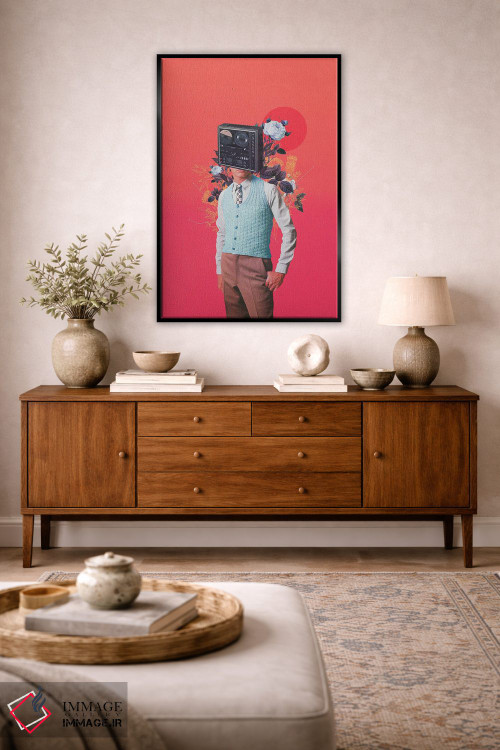 تابلو دکوراتیو "فونوهد" اثر فرانک موس - D3B