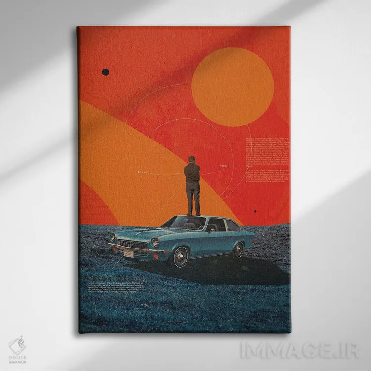 تابلو دکوراتیو "شکست به عنوان یک گزینه" اثر فرانک موس - نمای روبهرو روی دیوار