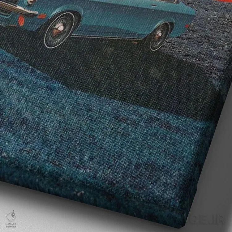 تابلو دکوراتیو "شکست به عنوان یک گزینه" اثر فرانک موس - نمای نزدیک بافت بوم