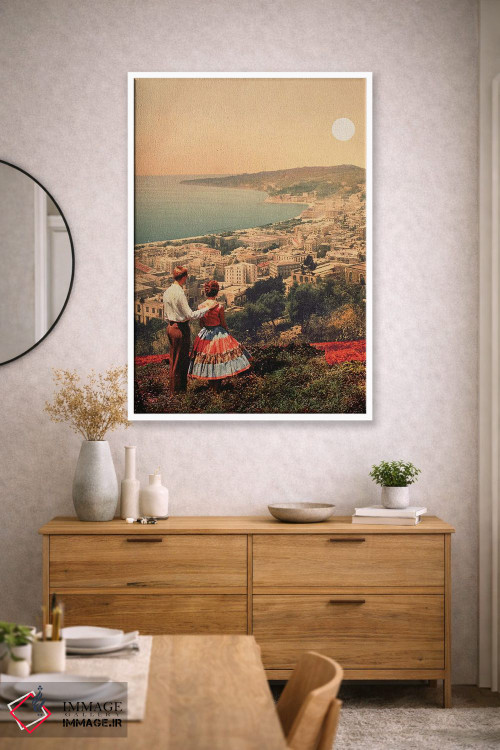 تابلو دکوراتیو "آیا این همان شهری است که رویایش را داشتیم" اثر فرانک موس - D1W