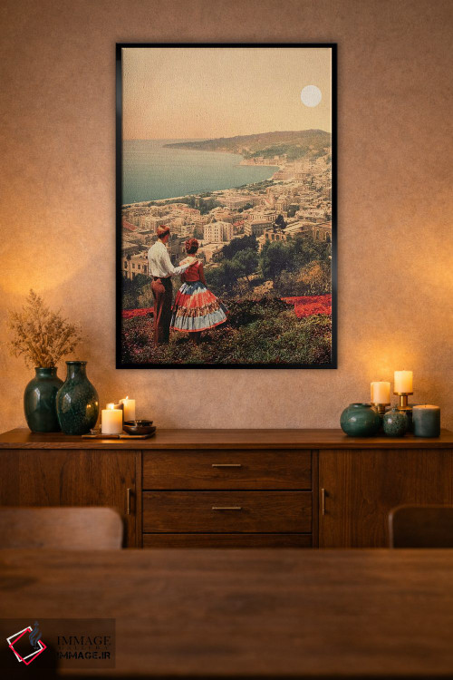 تابلو دکوراتیو "آیا این همان شهری است که رویایش را داشتیم" اثر فرانک موس - D2B