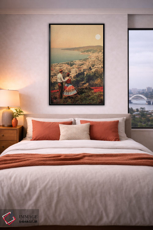 تابلو دکوراتیو "آیا این همان شهری است که رویایش را داشتیم" اثر فرانک موس - D4B