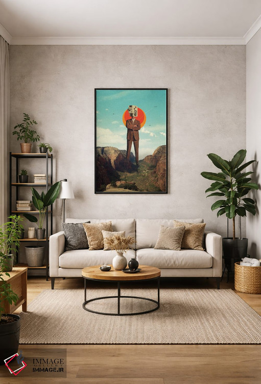 تابلو دکوراتیو "ویدیو ۴۰۴" اثر فرانک موس - D1B