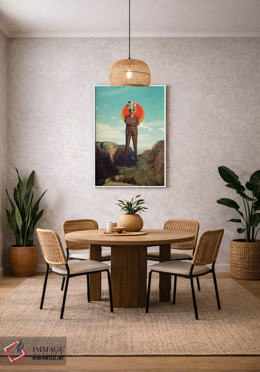 تابلو دکوراتیو "ویدیو ۴۰۴" اثر فرانک موس - D2W