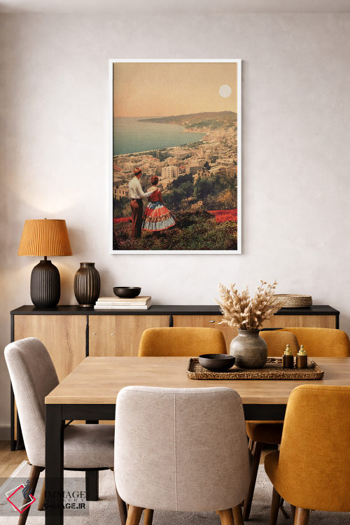 تابلو دکوراتیو "آیا این همان شهری است که رویایش را داشتیم" اثر فرانک موس - D6W