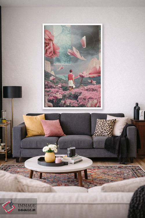 تابلو دکوراتیو "در تلاش برای پذیرش فاصله" اثر فرانک موس - D1W